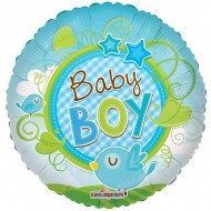 Baby Boy Little Birds Balloon 